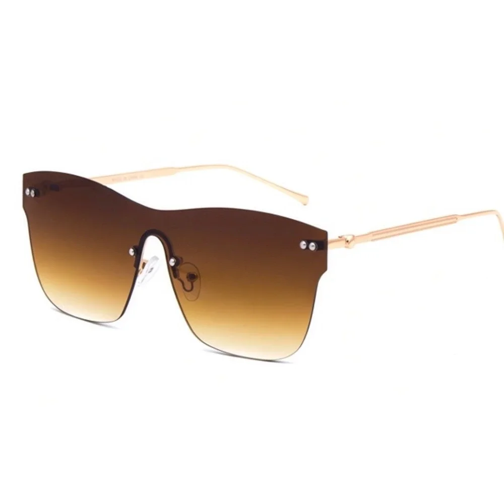 Unbranded rimless shield